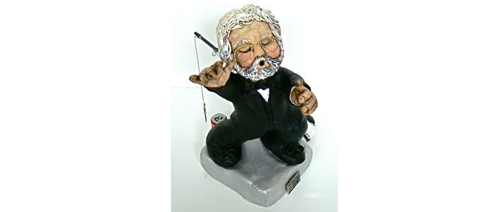 Brenda Newton's Custom Clay Caricature: Dale Wood of Achill Choral Society 2008