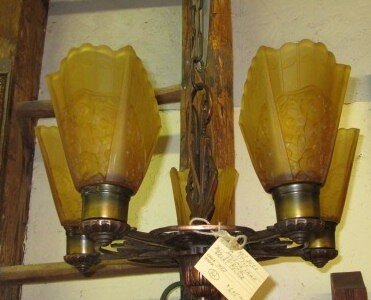 Art Deco Light Fixture - Beautiful! Art Deco Light Fixture - Beautiful!